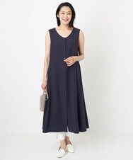 PZEGS22390 GEORGES RECH(ジョルジュ・レッシュ)  [2点セット]ニット＆ノースリーブワンピース ベージュ