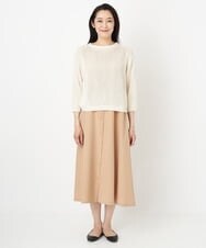 PZEGS22390 GEORGES RECH(ジョルジュ・レッシュ)  [2点セット]ニット＆ノースリーブワンピース ベージュ