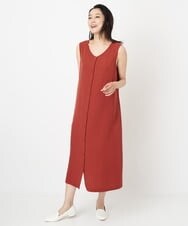 PZEGS22390 GEORGES RECH(ジョルジュ・レッシュ)  [2点セット]ニット＆ノースリーブワンピース ベージュ