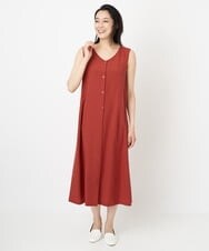 PZEGS22390 GEORGES RECH(ジョルジュ・レッシュ)  [2点セット]ニット＆ノースリーブワンピース ベージュ
