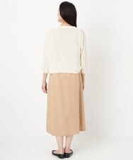 PZEGS22390 GEORGES RECH(ジョルジュ・レッシュ)  [2点セット]ニット＆ノースリーブワンピース ベージュ
