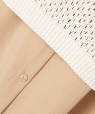 PZEGS22390 GEORGES RECH(ジョルジュ・レッシュ)  [2点セット]ニット＆ノースリーブワンピース ベージュ