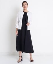 PZEGS37390 GEORGES RECH(ジョルジュ・レッシュ)  [日本製]オーバーヨークワンピース イエロー