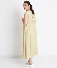 PZEGS37390 GEORGES RECH(ジョルジュ・レッシュ)  [日本製]オーバーヨークワンピース イエロー