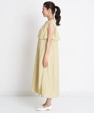 PZEGS37390 GEORGES RECH(ジョルジュ・レッシュ)  [日本製]オーバーヨークワンピース イエロー