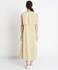 PZEGS37390 GEORGES RECH(ジョルジュ・レッシュ)  [日本製]オーバーヨークワンピース イエロー