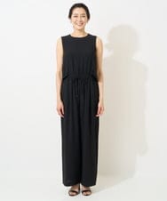 PZEGV62390 GEORGES RECH(ジョルジュ・レッシュ) [接触冷感]バックフラシオールインワン ブラック