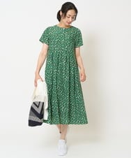 PZEHA57490 GEORGES RECH(ジョルジュ・レッシュ) ジオメトリックワンピース グリーン