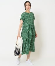 PZEHA57490 GEORGES RECH(ジョルジュ・レッシュ) ジオメトリックワンピース ネイビー