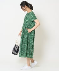 PZEHA57490 GEORGES RECH(ジョルジュ・レッシュ) ジオメトリックワンピース ネイビー