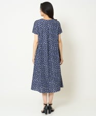 PZEHA57490 GEORGES RECH(ジョルジュ・レッシュ) ジオメトリックワンピース ネイビー