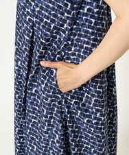 PZEHA57490 GEORGES RECH(ジョルジュ・レッシュ) ジオメトリックワンピース ネイビー