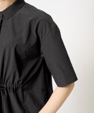 PZEHB05390 GEORGES RECH(ジョルジュ・レッシュ) [撥水加工]撥水タフタシャツワンピース ダークグレー