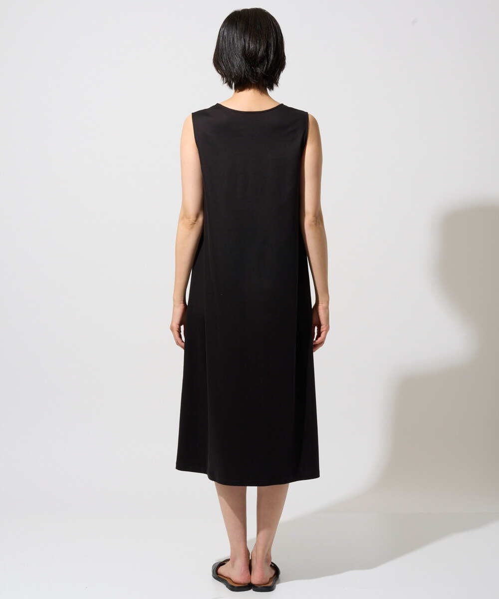 PZEHE63430 GEORGES RECH(ジョルジュ・レッシュ) シアーチェックレイヤードワンピース アイボリー
