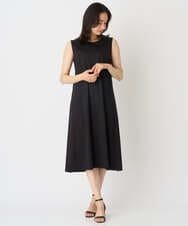 PZEHE63430 GEORGES RECH(ジョルジュ・レッシュ) シアーチェックレイヤードワンピース アイボリー系