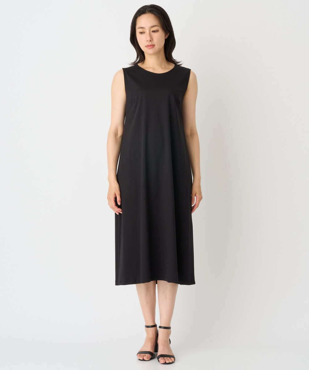 PZEHE63430 GEORGES RECH(ジョルジュ・レッシュ) シアーチェックレイヤードワンピース アイボリー系