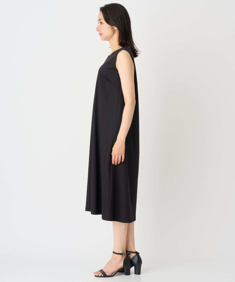 PZEHE63430 GEORGES RECH(ジョルジュ・レッシュ) シアーチェックレイヤードワンピース アイボリー系