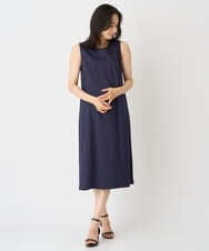 PZEHE63430 GEORGES RECH(ジョルジュ・レッシュ) シアーチェックレイヤードワンピース アイボリー系