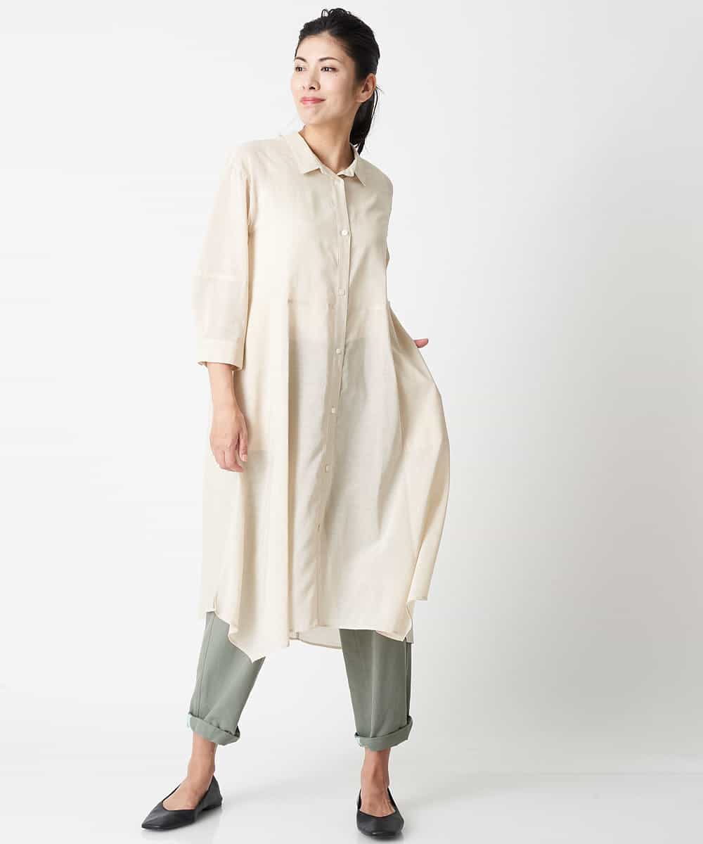 Georges Rech ジョルジュ レッシュ 洗える コットンリネンワンピース イトキンオンラインストア