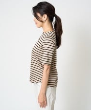 PZEHW17390 GEORGES RECH(ジョルジュ・レッシュ) [2点セット]ジャンパースカート×ボーダーカットソー ブラック系