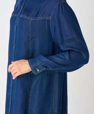 PZEJF08390 GEORGES RECH(ジョルジュ・レッシュ) デニムロングシャツワンピース グレー