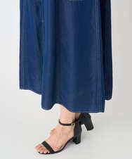 PZEJF08390 GEORGES RECH(ジョルジュ・レッシュ) デニムロングシャツワンピース グレー