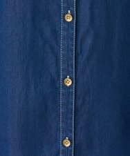 PZEJF08390 GEORGES RECH(ジョルジュ・レッシュ) デニムロングシャツワンピース グレー