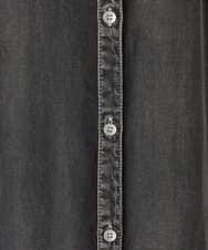 PZEJF08390 GEORGES RECH(ジョルジュ・レッシュ) デニムロングシャツワンピース グレー