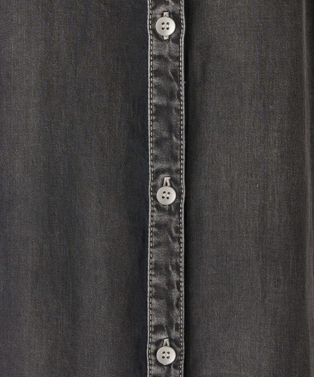 PZEJF08390 GEORGES RECH(ジョルジュ・レッシュ) デニムロングシャツワンピース グレー