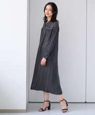 PZEJF08390 GEORGES RECH(ジョルジュ・レッシュ) デニムロングシャツワンピース グレー