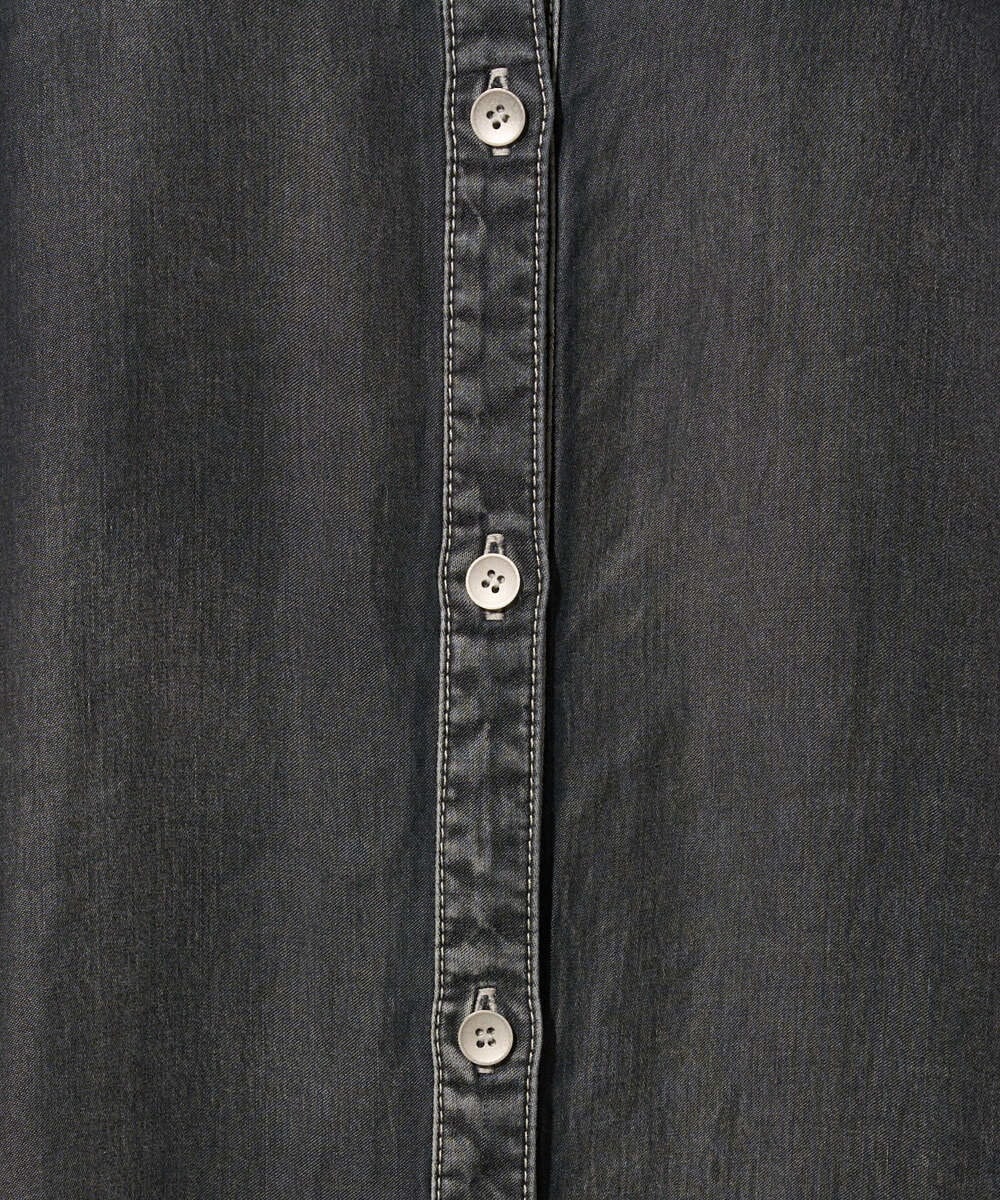 PZEJF08390 GEORGES RECH(ジョルジュ・レッシュ) デニムロングシャツワンピース グレー