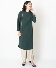 PZEJQ05350 GEORGES RECH(ジョルジュ・レッシュ) サックワンピース グリーン