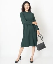PZEJQ05350 GEORGES RECH(ジョルジュ・レッシュ) サックワンピース グリーン