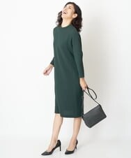 PZEJQ05350 GEORGES RECH(ジョルジュ・レッシュ) サックワンピース グリーン