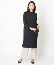 PZEJQ05350 GEORGES RECH(ジョルジュ・レッシュ) サックワンピース ブラック