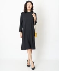 PZEJQ05350 GEORGES RECH(ジョルジュ・レッシュ) サックワンピース ブラック