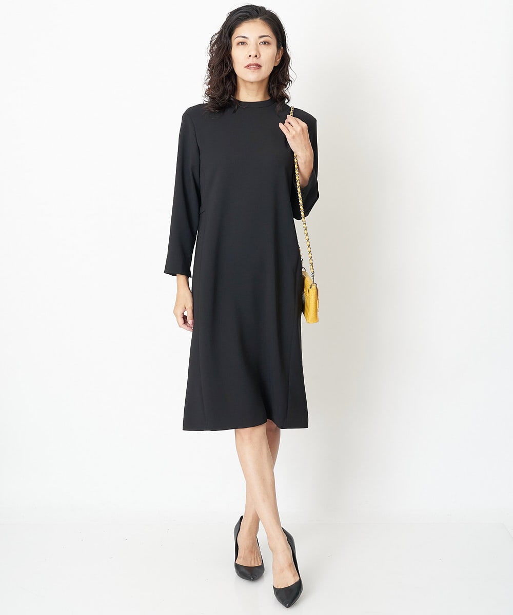 PZEJQ05350 GEORGES RECH(ジョルジュ・レッシュ) サックワンピース ブラック
