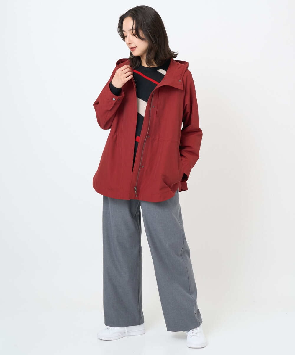 PZFAD04250 GEORGES RECH(ジョルジュ・レッシュ) レクタングルインターシャニット ブラック系