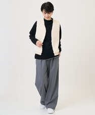 PZFAD25190 GEORGES RECH(ジョルジュ・レッシュ) ラムウールモックネックニット ピンク