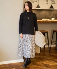 PZFAD25190 GEORGES RECH(ジョルジュ・レッシュ) ラムウールモックネックニット ピンク