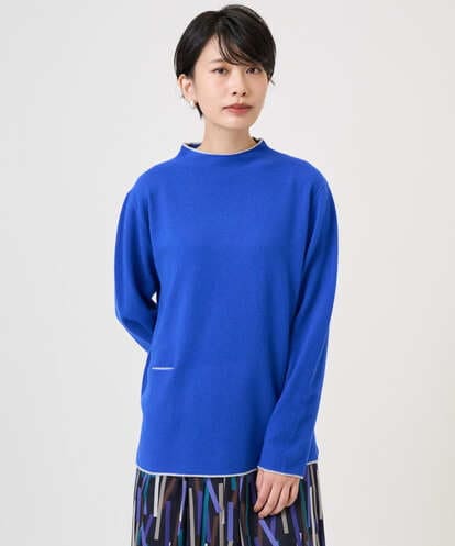 PZFAD25190 GEORGES RECH ラムウールモックネックニット