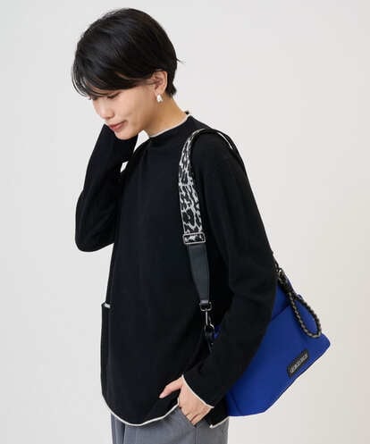 PZFAD25190 GEORGES RECH ラムウールモックネックニット