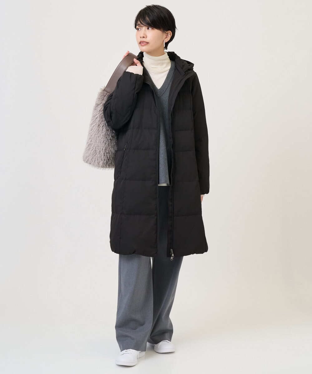 PZFAD33230 GEORGES RECH(ジョルジュ・レッシュ)  [セットアップ対応]Vネックフレアニットベスト ライトグレー