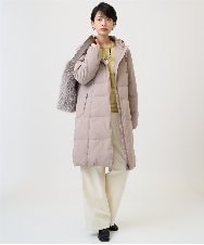 PZFAD34230 GEORGES RECH(ジョルジュ・レッシュ) ブークレチェックジャカードニット イエロー