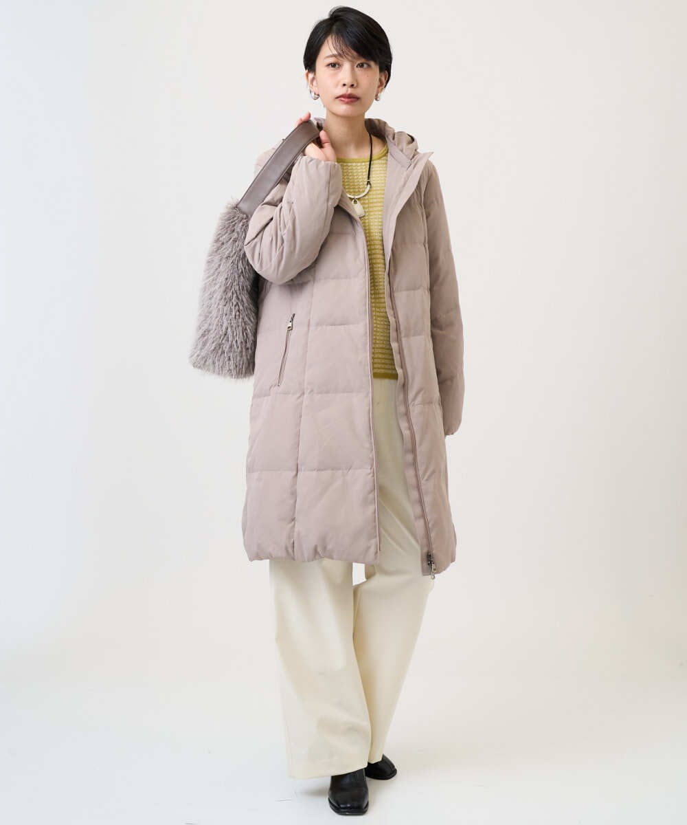 PZFAD34230 GEORGES RECH(ジョルジュ・レッシュ) ブークレチェックジャカードニット イエロー