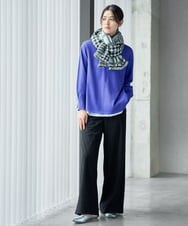 PZFAG15210 GEORGES RECH(ジョルジュ・レッシュ) ラウンドヘムAラインニット ピンク