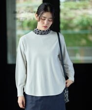 PZFAG15210 GEORGES RECH(ジョルジュ・レッシュ) ラウンドヘムAラインニット ピンク