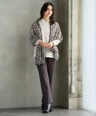 PZFAG15210 GEORGES RECH(ジョルジュ・レッシュ) ラウンドヘムAラインニット ピンク