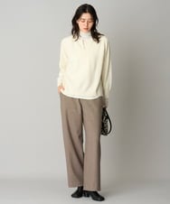 PZFAG43240 GEORGES RECH(ジョルジュ・レッシュ) ラムウールキーネックニット レッド