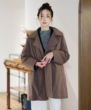 PZFAG44250 GEORGES RECH(ジョルジュ・レッシュ)  [セットアップ対応]モノトーンジャガードボトルネックニット ブラック